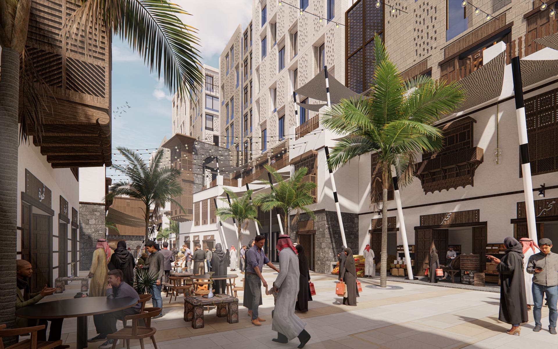 Islamic World District cultural mixed-use destination in KEC Madinah